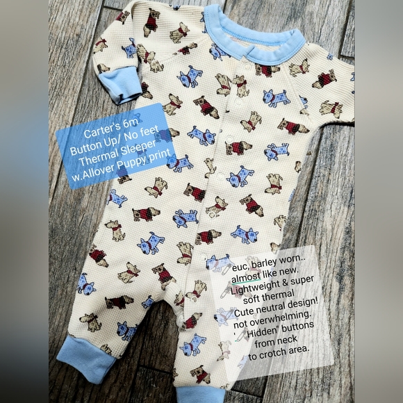 The Children's Place/Carter's 6M sleepers euc both!! - Picture 4 of 4